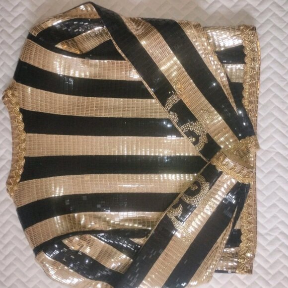 Vintage St. John's Sequined Dress Suit Set - Picture 5 of 7